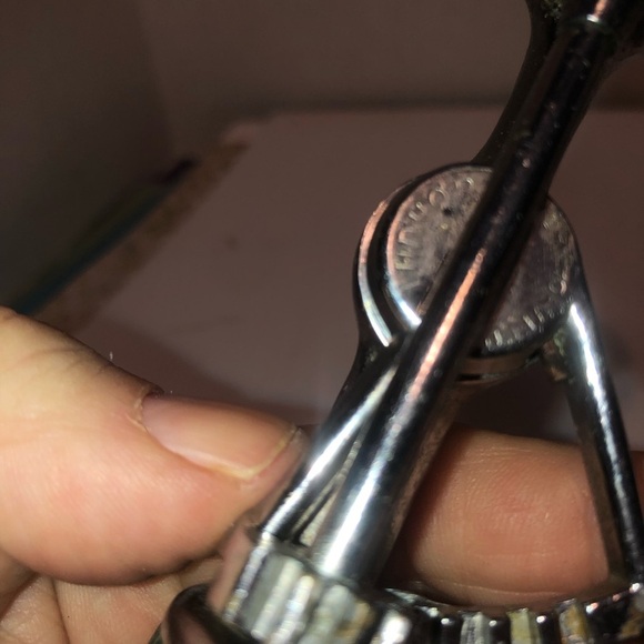 Metal Ice Cream Scoop with wood green handle- perfect for ice cream and rice - Picture 5 of 8